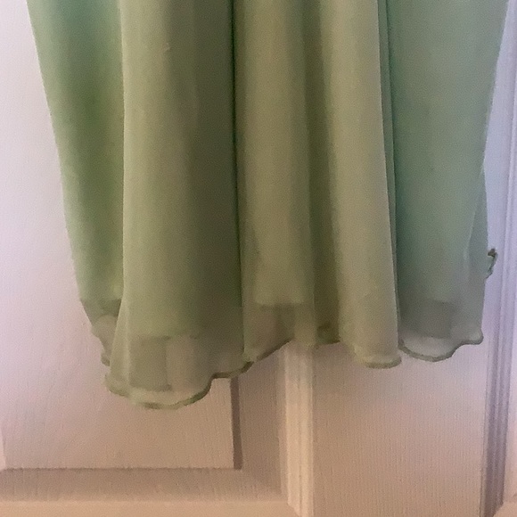 City Studio Formal Jeweled Green Gown Size 5 Junior - Picture 4 of 11